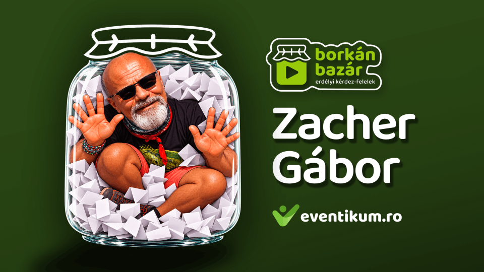 Zacher Gábor a BorkánBaZár első epizódjában!